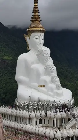 🌨️ วัดที่สวยที่สุด อากาศดีมากๆ 💚🤍#วัดพระธาตุผาซ่อนแก้ว #เขาค้อ #เพชรบูรณ์ 