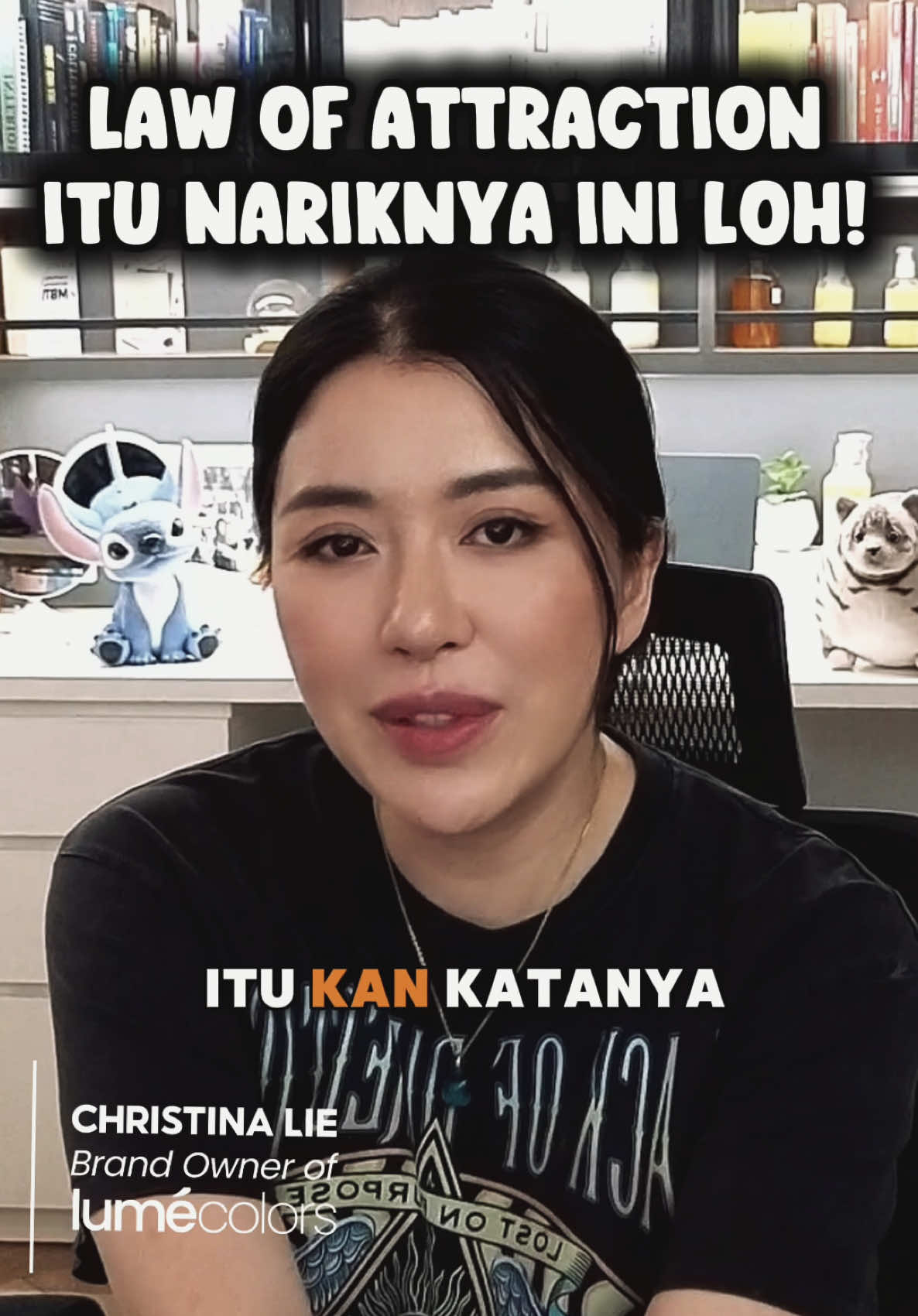 #lawofattraction #loa itu narik penyebab rasa. #christinalie #magnetrejeki #growthmindset #calmyourmind 