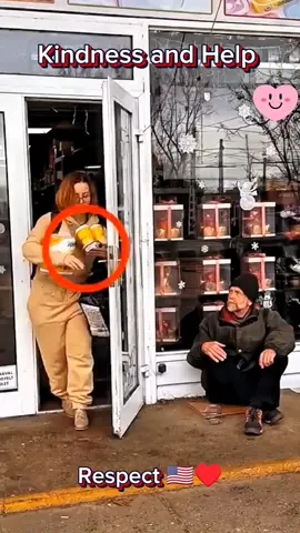 Kindness and Help ♥️♥️Great #respect #fyp #foryou #viral #trending #help #usa 🇺🇲🇺🇲