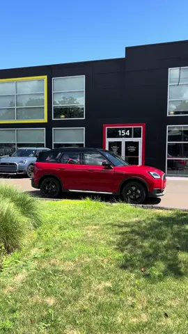 Would you get your MINI Countryman in Chili Red?  #mini #minicountryman #countryman #minicooper #minicoopers #minicoopertok #minicoopercheck #suv #cars #carsoftiktok #cartok #fyp 
