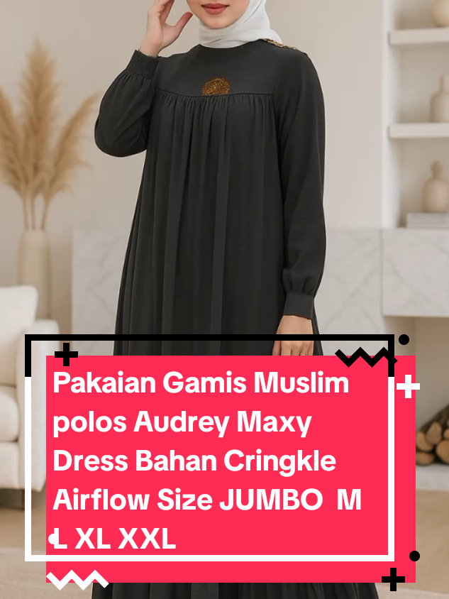 gamis 2025 trend terbaru gamis elegan simple mewah gamis syar'i premium baju wanita kekinian Pakaian Gamis Muslim polos Audrey Maxy Dress Bahan Cringkle Airflow Size JUMBO  M L XL XXL Model Terbaru 2024 Kekinian #gamiscrinkleairflow #gamiscrinkle #gamismuslimah #gamisviral #dres #bajugamis #gamisadem #gamisnyaman #gajiansale #gamisterkini #gamisterlaris #gamisterbaru #gamismewah #gamisdewasa #gamispremium #gamiselegan #gamiskondangan #gamispesta #gamispolos 