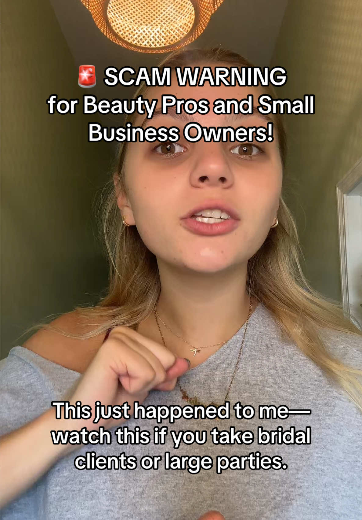 🚨 This scam almost got me — beauty pros, please watch this and protect yourself. They’re targeting estheticians, MUAs, lash techs, and anyone who books bridal clients. #BeautyScam #SmallBusinessScam #ScamAlert #BeautyProTips #ProtectYourBusiness   #EstheticianTikTok #MakeupArtistTips #LashTechLife #BeautyBusiness #MUACommunity #BridalBeautyPros   #FYP #ViralVideo #TikTokEsthetician #EstheticianContent #ForYouPage #BeautyTok   #CTEsthetician #ConnecticutBeautyPro #milfordctbusiness 