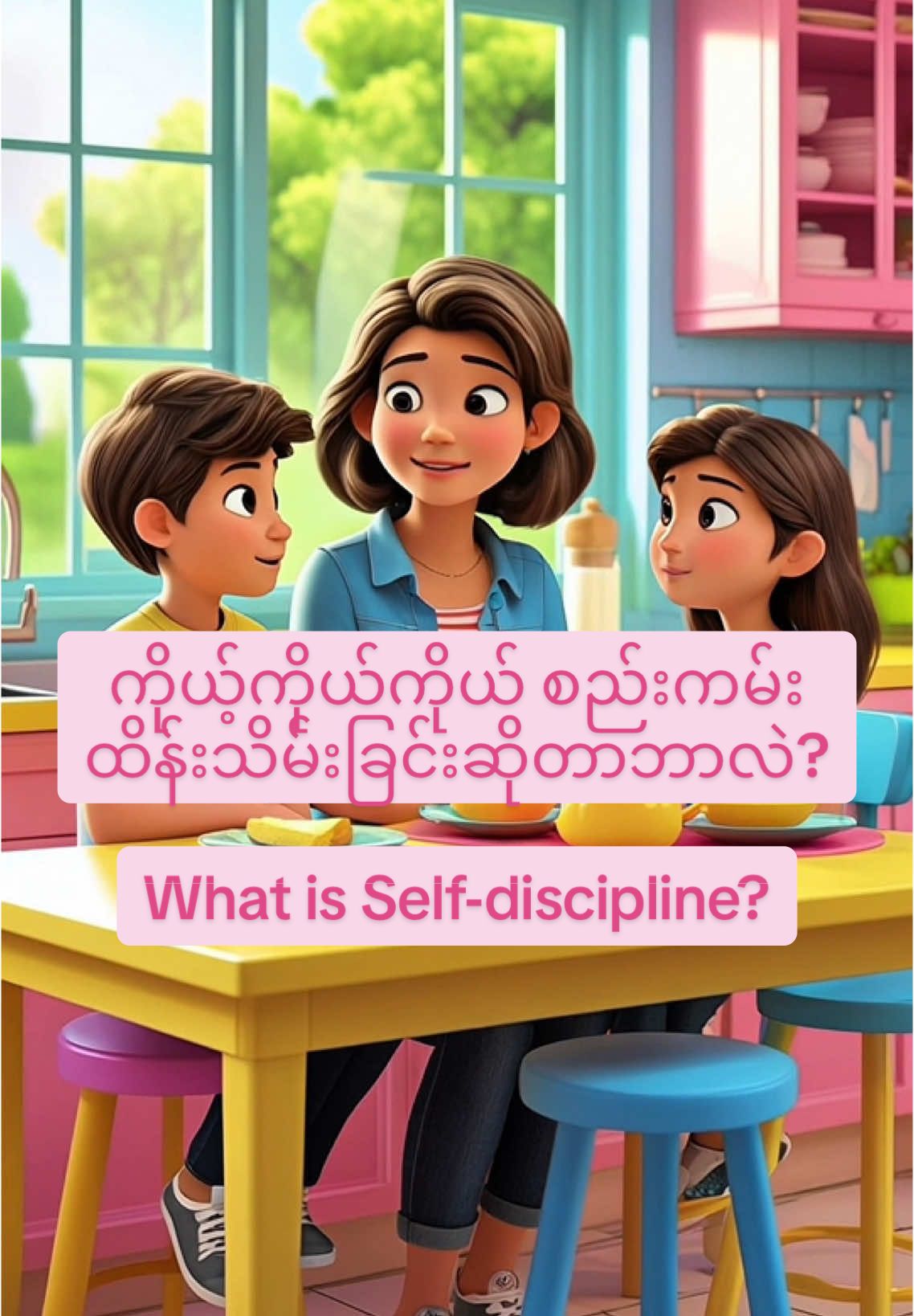 ကိုယ့်ကိုယ်ကိုယ်စည်းကမ်းထိန်းသိမ်းခြင်းဆိုတာဘာလဲ? #ParentingTips #parentwavedaily #parentslove #selfdiscipline 