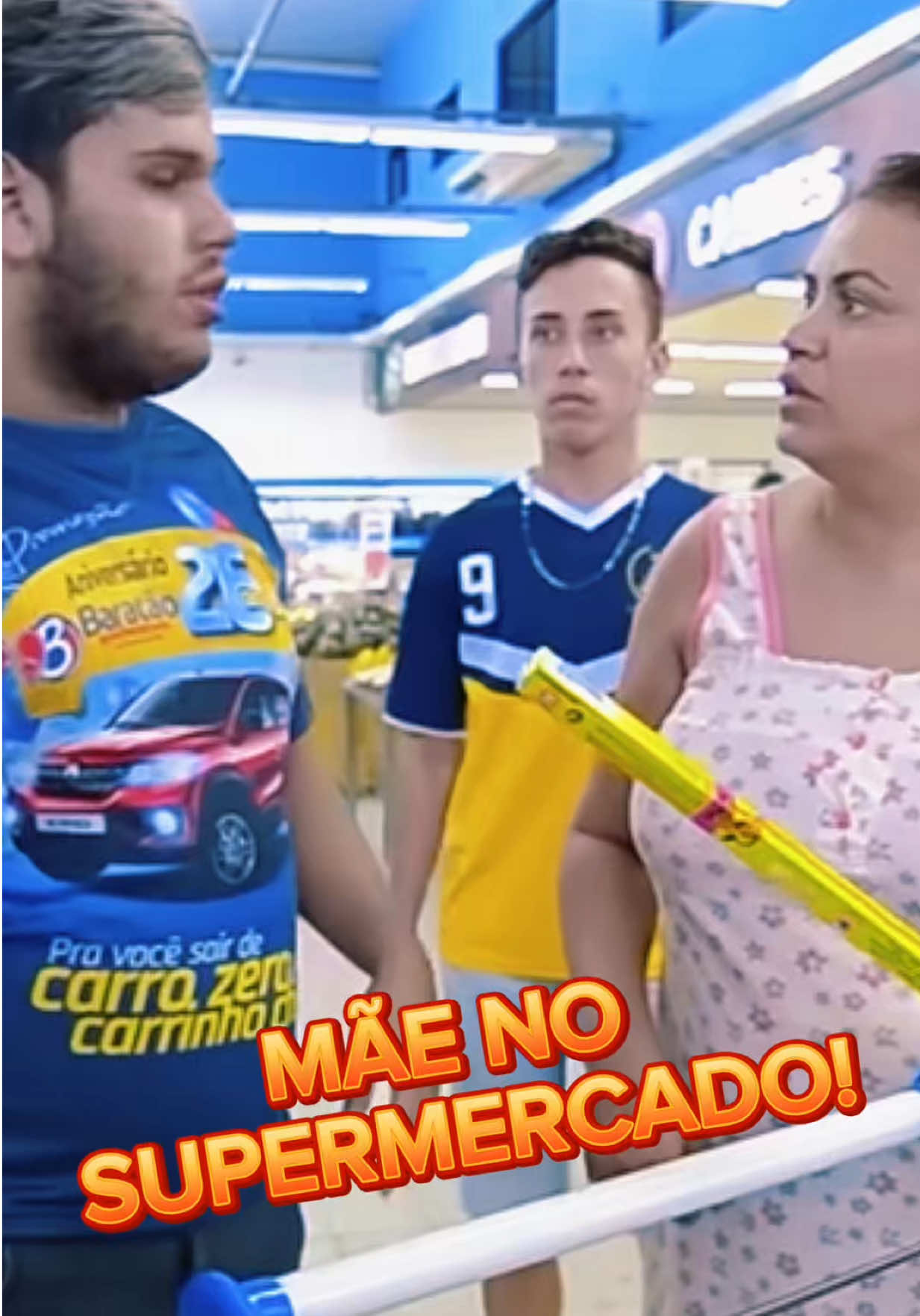 Mãe no supermercado! 