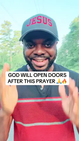 God will open doors after this prayer 🙏 🔥 #prayer #God #christiantiktok 