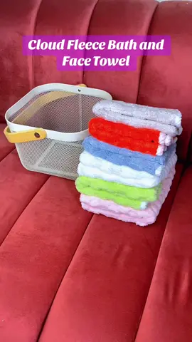 Cloud Fleece Quick-Dry Bath and Face Towel Absorbent Soft #cloudfleece #quickdry #bathtowel #facetowel #absorbent #soft #jcushop