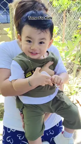 Comfortable Terno for kids, Lakas maka porma. Cotton fabric. #ternoforkids #ootdforkidsboy #terno #ootdforkids #outfitforkidsboy #foryoupage #fyp #viral 