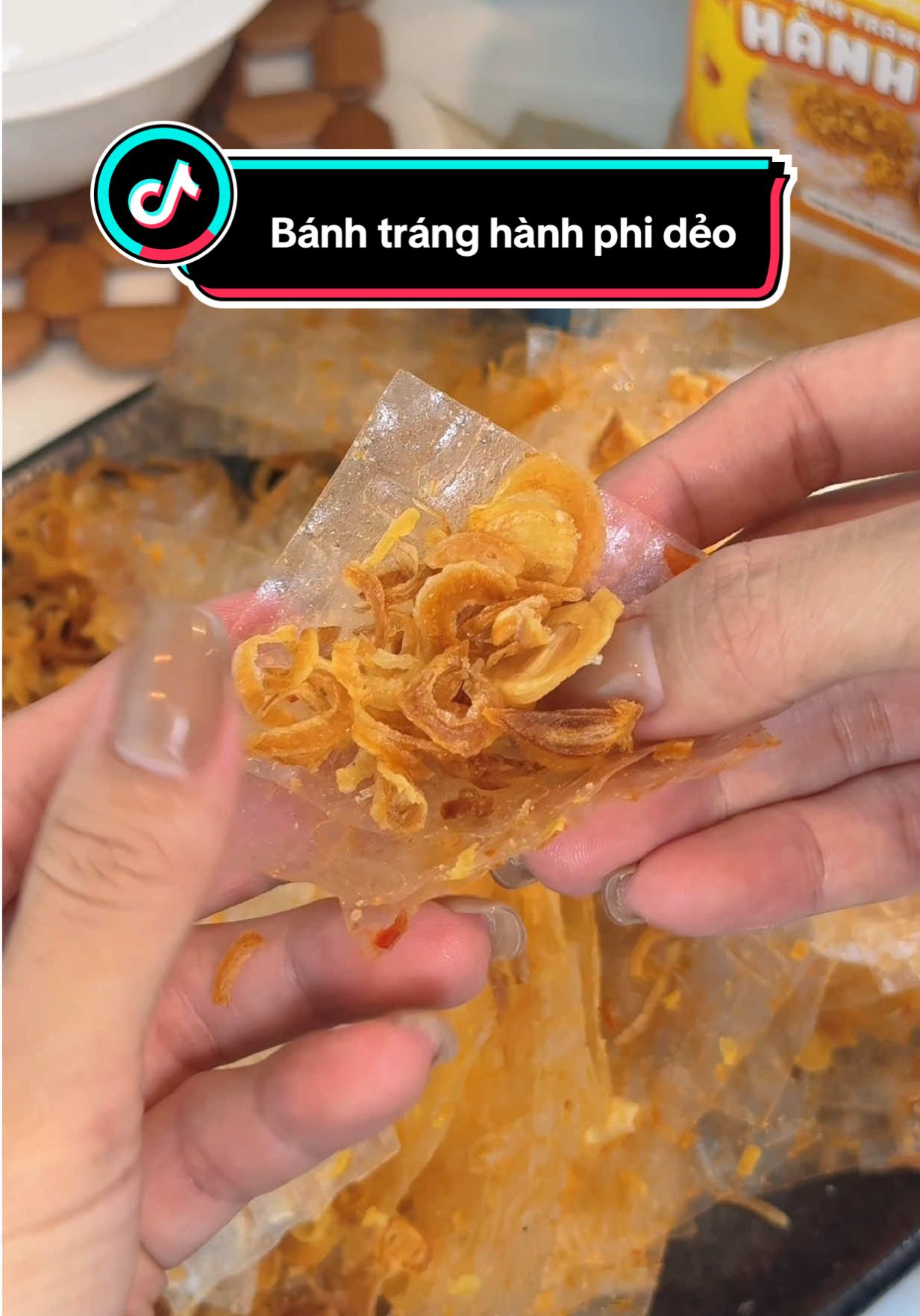Mê bánh tráng nên thử bánh tráng hành phi dẻo bên nhà cô Mai nha nó cuốn nó dính lắm luôn á chèn #nấuăncùngn👩🏻‍🍳 #mukbang #banhtrangtron #banhtranghanhphi #anvatcomai 