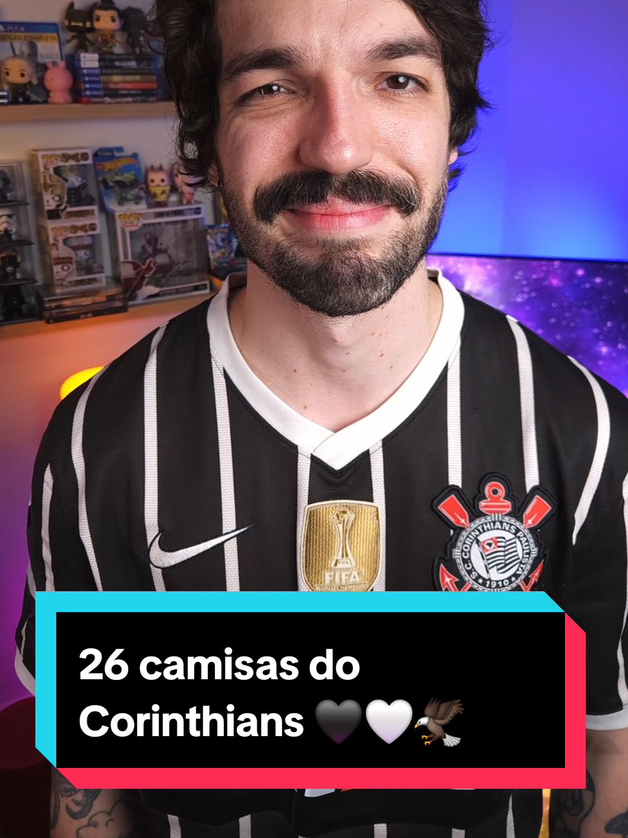 26 CAMISAS DO CORINTHIANS 🖤🤍🦅 Apanhadão (ou seria #tbt ?) do dia que comprei 26 camisas do Corinthians de uma vez só... Meu primeiro vídeo de um milhão! 🤯  Só joia rara. Qual é sua favorita? VAI CORINTHIANS 🖤🤍 #camisadetime #camisadefutebol #corinthians #timao #coringao #fyp 