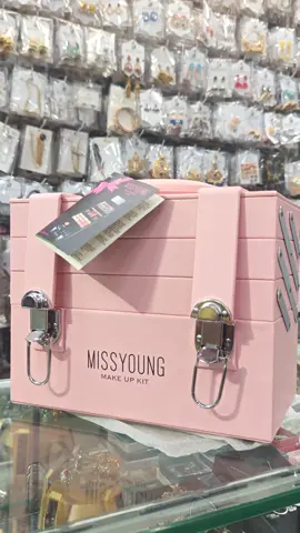 Eyecatching and mersmerizing Miss Young makeup kit in affordable price.It has four unique openings that comprises all major cosmetic components. #ibrahimcollection  #trending  #saddarcosmetics  #trending #viral