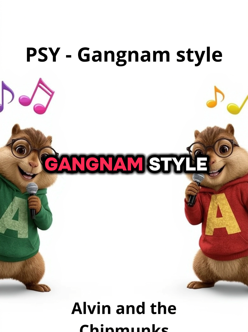 Psy Gangnam style music #chipmunks #remix #psy #fyp #gangnamstyle @PSY 
