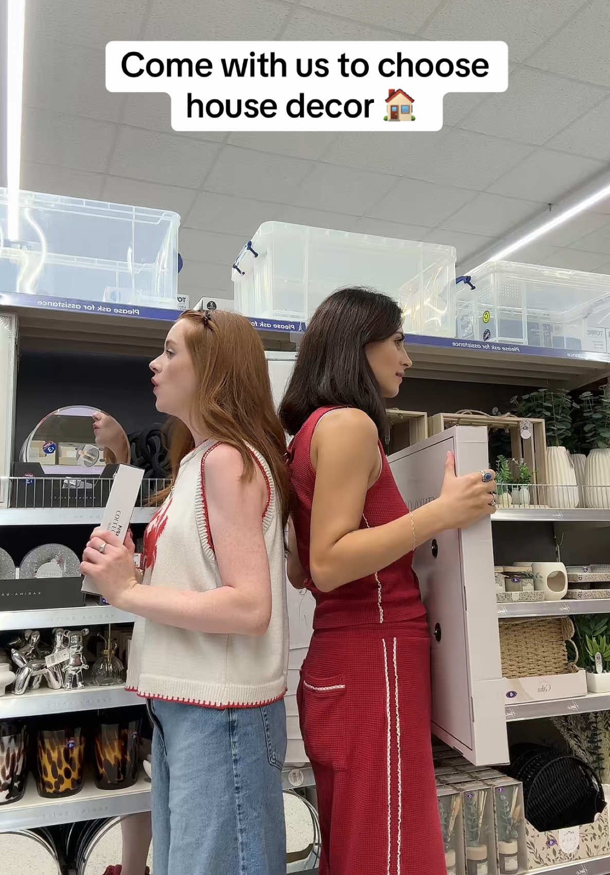 Come with us to choose house decor 🏡 who knew this would cause a domestic? 😅