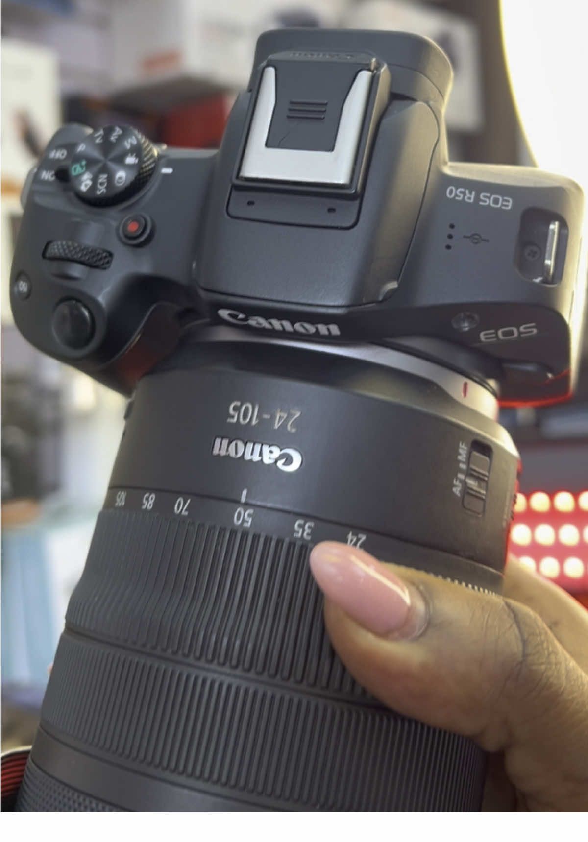 Canon EOS R50 with 24-105mm RF lens  0701799993 / 0750190300 New pioneer mall  #photo #photography #fyp #photomagic #fypp #camera #tiktokuganda🇺🇬🇺🇬🇺🇬 #pioneermall #canon #canonphotography #canonrf #rflens #photomagic 