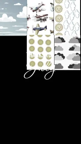 Bac sensoriel avion/ciel ❤️