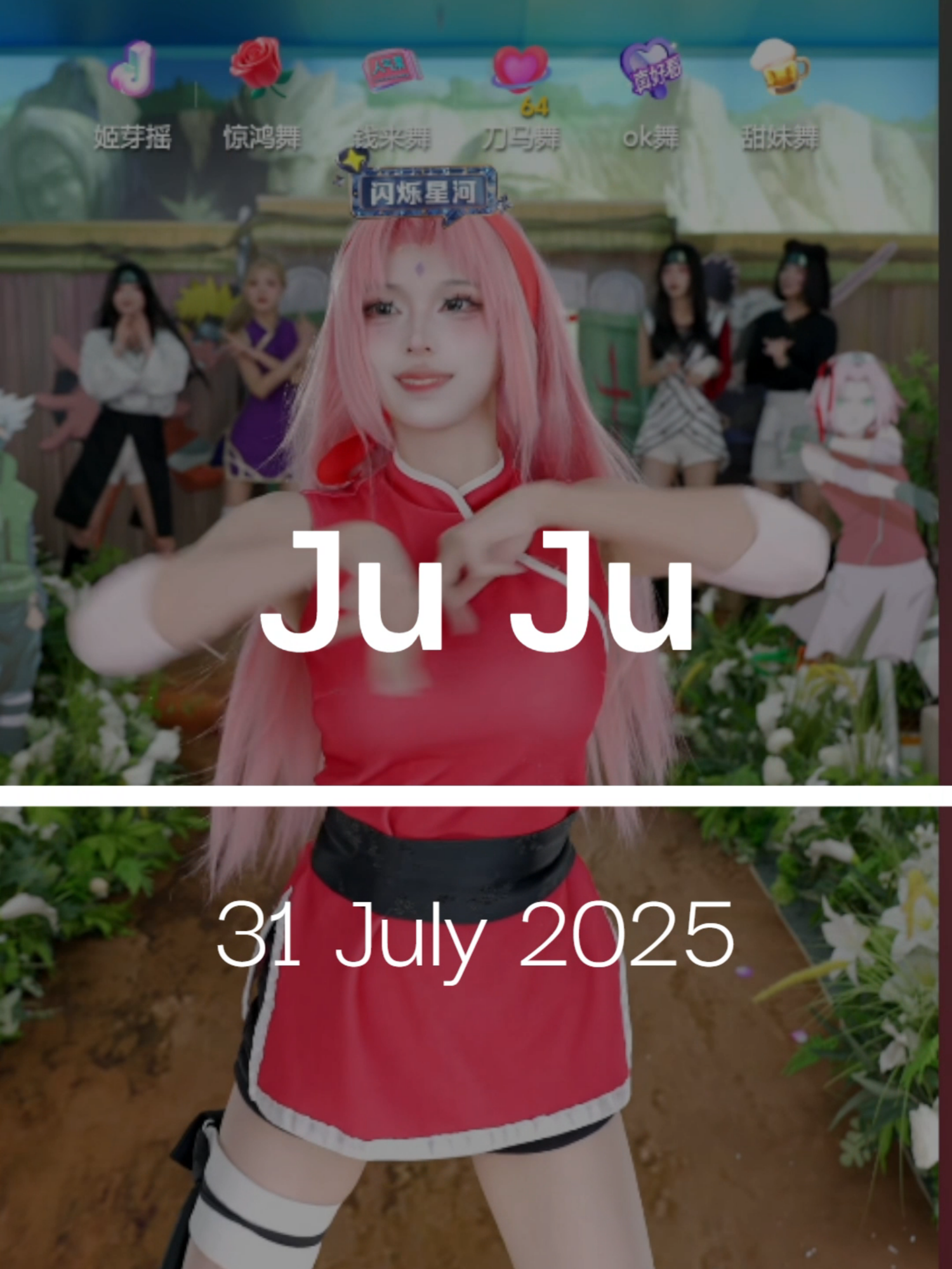 Ju Ju 👀😍 #lailai #hinata #asiangirl #chinesetiktok #cute #chinese #konoha #girl #douyin #douyin抖音 #livestream #juju #tsunade #puff #kurenai #ino #yiting #rin #xiaokui #konan