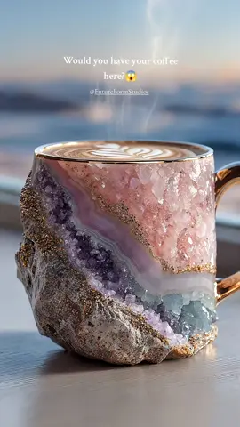 Discover these unique mugs that blend luxury and nature ✨  Every detail is pure perfection 💎  Which is your favorite? 👇  created by FutureFormStudios 🚀 . . . . #FutureFormStudios #luxury #decor #coffee #luxuryhomes #furniture  #creatorsearchinsights 