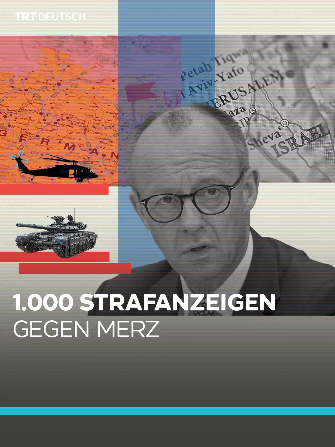 Gegen Bundeskanzler Friedrich Merz (CDU) sind mehr als 1.000 Strafanzeigen eingegangen. Das bestätigte die Generalbundesanwaltschaft in Karlsruhe laut Medienbericht. Es geht demnach unter anderem um Beihilfe zu israelischen Kriegsverbrechen.
