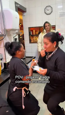 No flagra…hahah #padaria #clt #foryoupage #comediahumor #chefe 