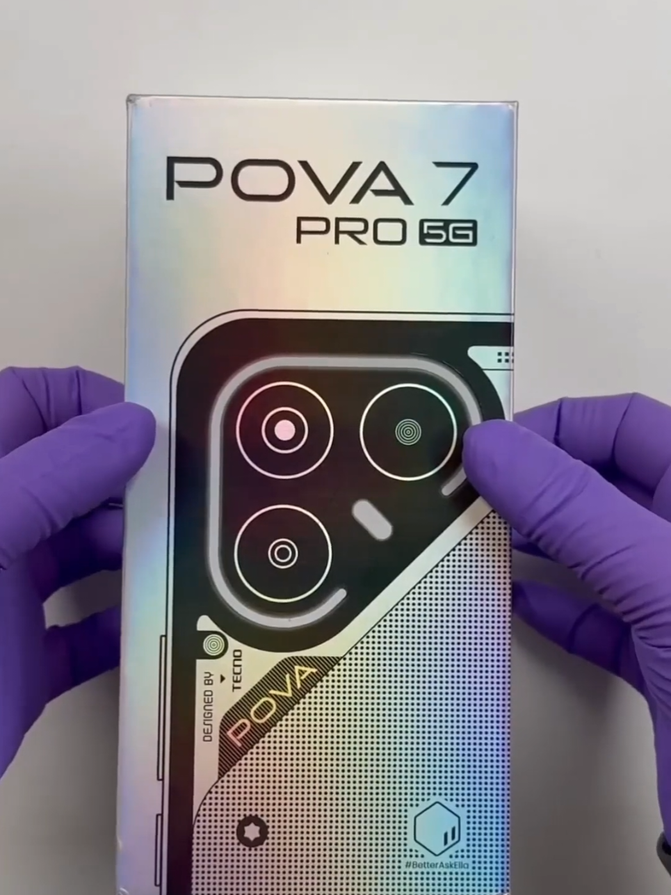 TECNO POVA 7 PRO 5G  UNBOXING  #smartphone #tecno #techtok #pova7pro 
