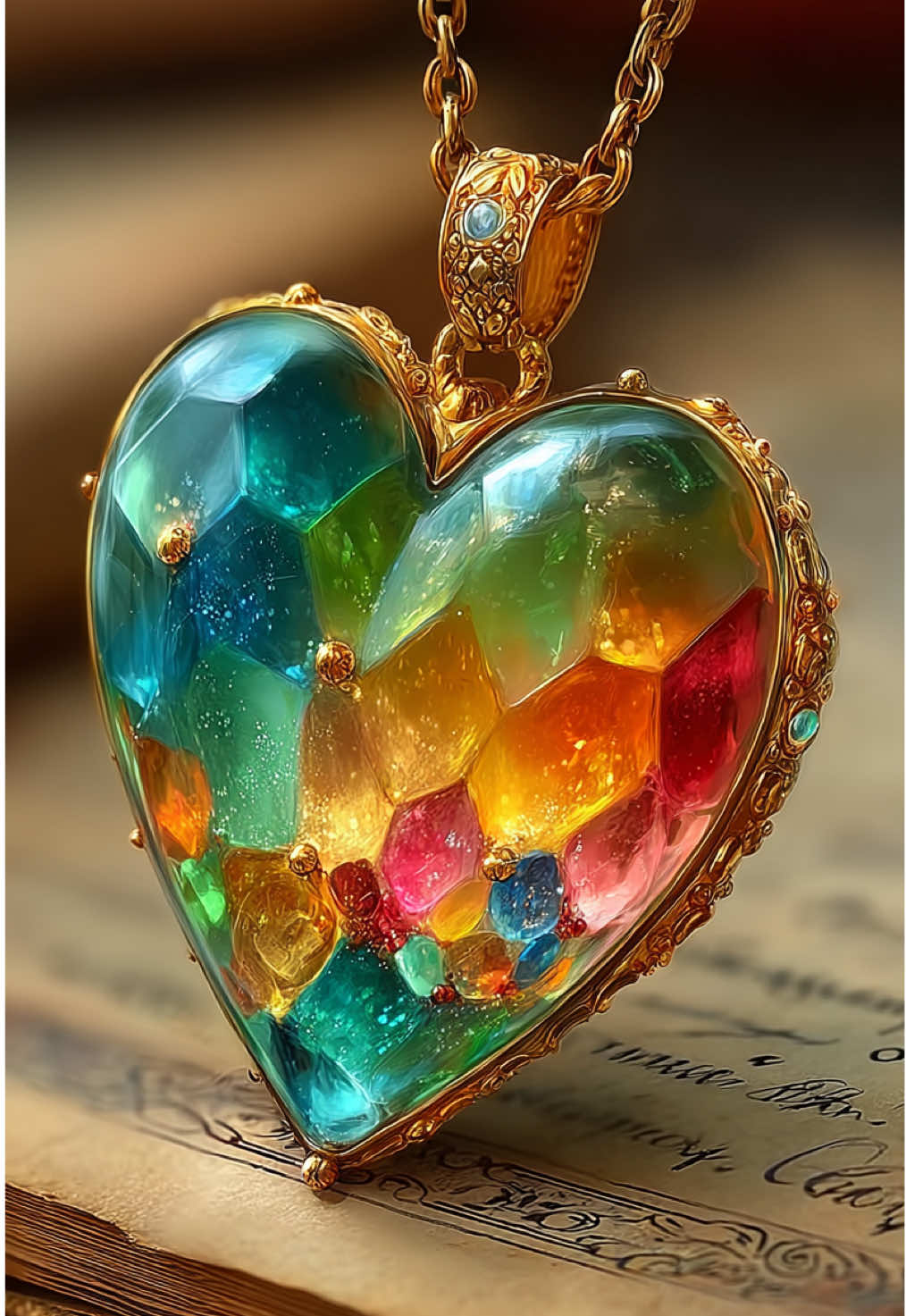 The Heart of Hidden Hugs 💙 Long ago, a locket was enchanted under the last golden sunbeam of the day. Its heart-shaped crystal shimmered with colors no artist could paint, because it didn’t hold jewels… it held feelings. When opened, the locket revealed a baby pink dragon holding a tiny teddy bear. Not fierce, but gentle. Not guarding treasure, but love. They say this locket finds those who need comfort most. Open it, and you won’t just see magic,  you’ll feel it. A warmth in your chest. A softness in your day. A quiet, dragon-sized hug from someone who believes you’re never too old for wonder. And if you’re reading this… maybe there is a reason why it found you ✨