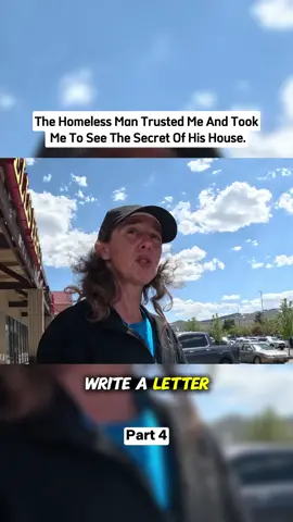Part 4| The Homeless Man Trusted Me And Took Me To See The Secret Of His House.#unexpectedmoment #publicreaction 