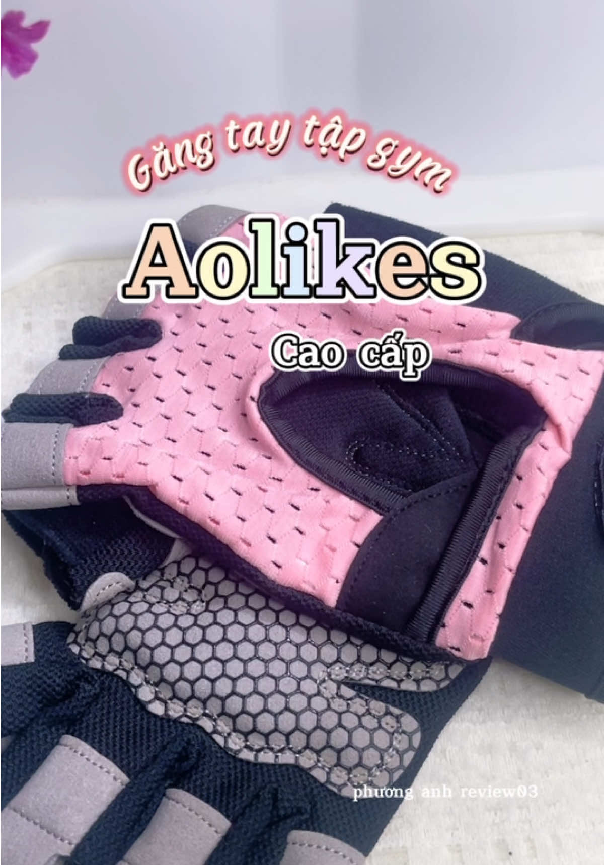 Găng tay tập gym Aolikes phụ kiện không thể thiếu cho các nàng đi tập #gangtaytapgym #gym #đotapgym #dotapthethao #aolikes #xuhuong #viral 