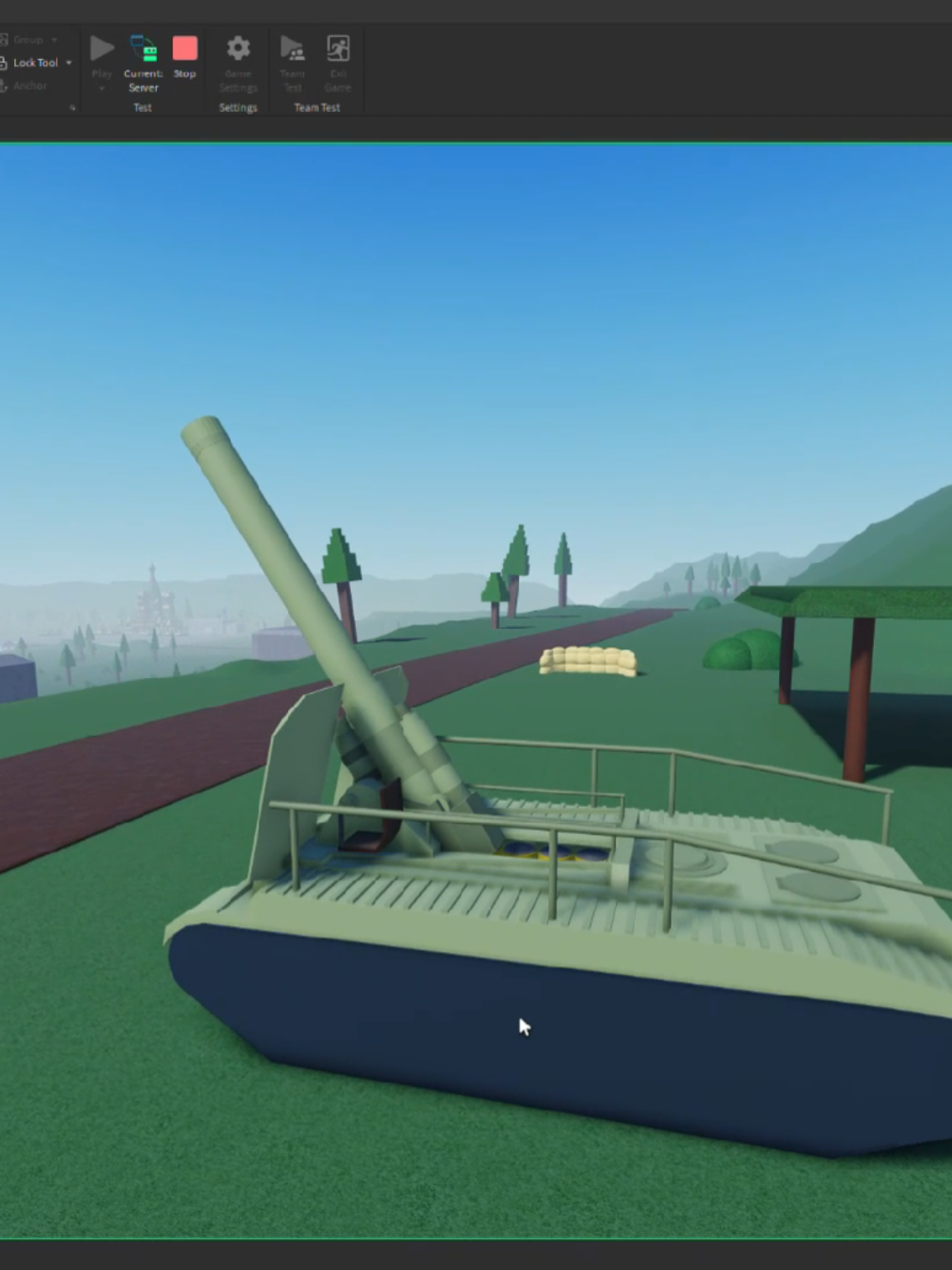 Game: WW2 Tank World (SIMULATOR) Артиллерия — это «бог войны», и это не просто громкое выражение, а суровая реальность.   Это не просто пушки – Артиллерия бьёт из-за горизонта, не вступая в прямой контакт.  Ничто так не давит на психику, как непрерывный обстрел. «Прилёты» артиллерии — это не только физические потери, но и страх, дезорганизация, паника в рядах врага.   #game #robloxstudio #artillery #tank #ww2 #ww2tanksimulator #fyp 