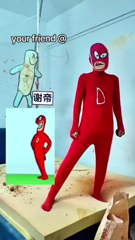 #doodieman #cosplay You can also put your friend's photo on my ipad