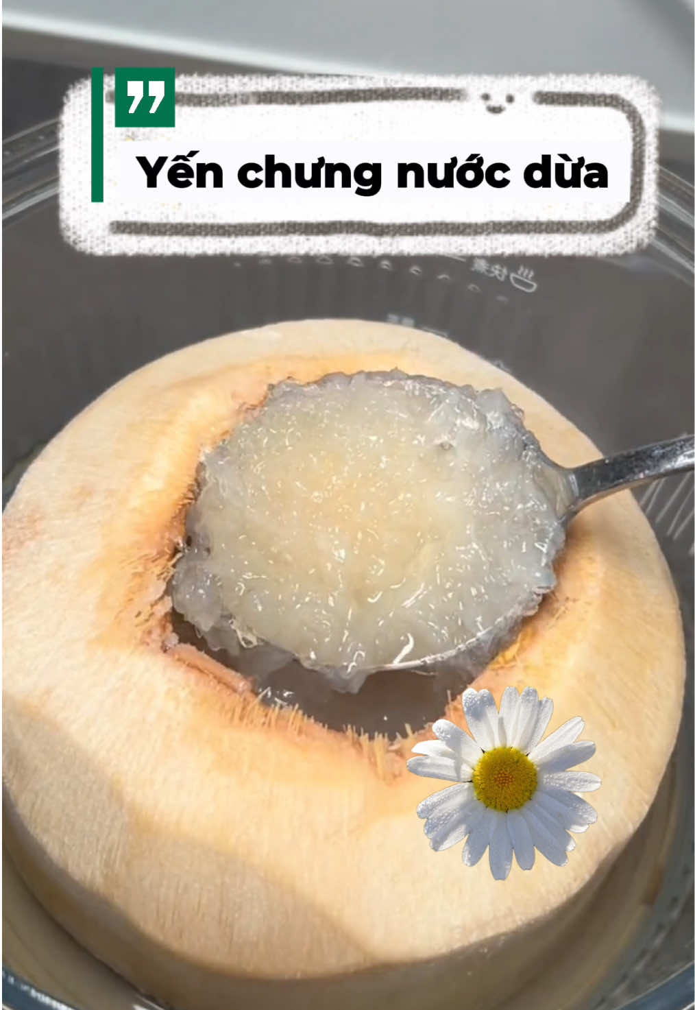 Yến sào chưng dừa, vừa dưỡng ẩm da lại vừa ngon miệng #YenSaoVietNam #TuHaoHangViet #HangVietVuonMinh #AkaNest #ToYen