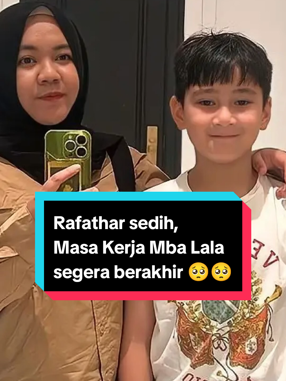 Rafathar akan segera berusia 10 tahun. Bersamaan dengan itu, masa kerja Mbak Lala pun sebagai sus pribadinya rafathar pun akan segera berakhir, 🥺🥺 #trending #fyp #raffiorangbaik #RaffiKayaHati #rafathar 