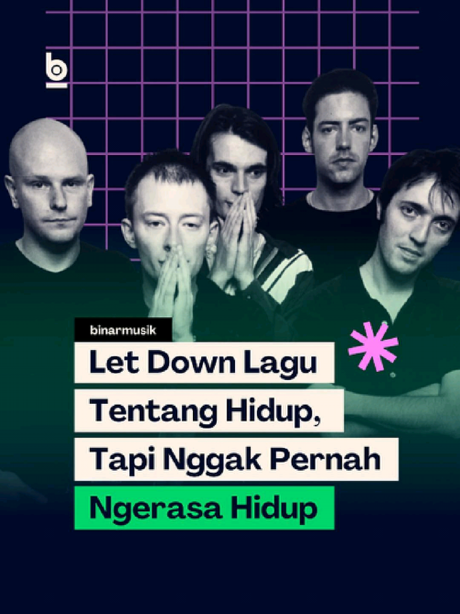 Let Down bukan lagu yang sering dibahas, tapi justru salah satu yang paling jujur dari Radiohead. Isinya bukan soal cinta atau kehilangan orang lain, tapi kehilangan rasa itu sendiri. Tentang hidup yang terus berjalan, tapi kamu gak benar-benar ngerasain apa-apa. Rutinitas yang bikin tumpul. Harapan yang muncul sebentar, lalu hilang lagi. Dan di akhir lagu, Thom Yorke bilang: “You know where you are.” Kalimat sederhana yang nyakitin karena kamu sadar kamu gak ke mana-mana. #Radiohead #LetDown #OKComputer #MaknaLagu #AnalisaLagu #IndieRock #AltRock #MusikItuDalam #LaguSedih #EmotionalSong #ModernAlienation #musictok #RasaKosong #MusikBersuara #SoundtrackKehidupan #KutipanLagu #LaguYangNgena #BinarmediaRekomendasi #fyp 