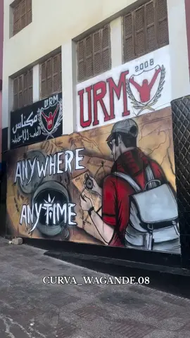 ON TOUR 🧠🫰 #artwork #meknes #tag #ultras #redmen  #anywhere #anytime 