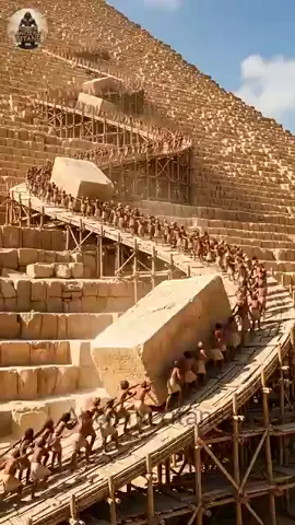 how the pyramids were Build 