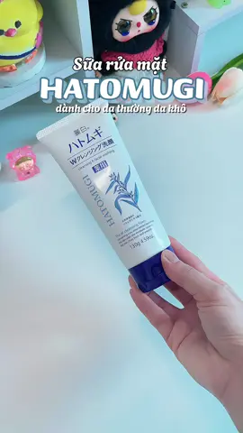 Dành cho bà nào da thường da khô #srm #hatomugi #diemquynhcosmetics #keothichriviu 