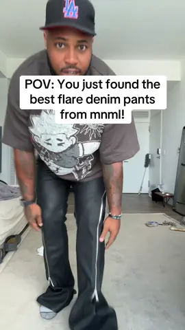 POV: you just found the best flare denim pants for men from @mnml #styleinspo #fashiontiktok #mensfashion #mensclothing #clothes #mnml #freeshiping #jeans 