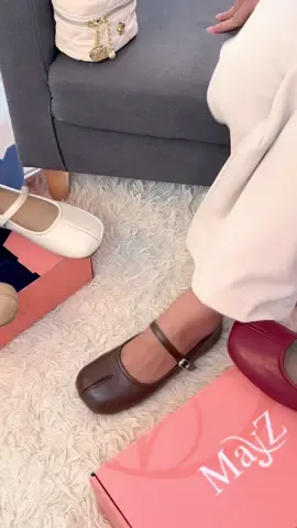 Flatshoes Wanita Mayz Priscilla In Brown 🤎 Fit your daily outfit #Flatshoes #rekomendasiflatshoes #gajiansale #promoguncang88 #sepatuimport #sepatukuliah 