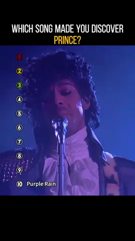 Which Prince's song is your favorite? Please write it in the comments section. #prince #top10 #song #music #Flashback 