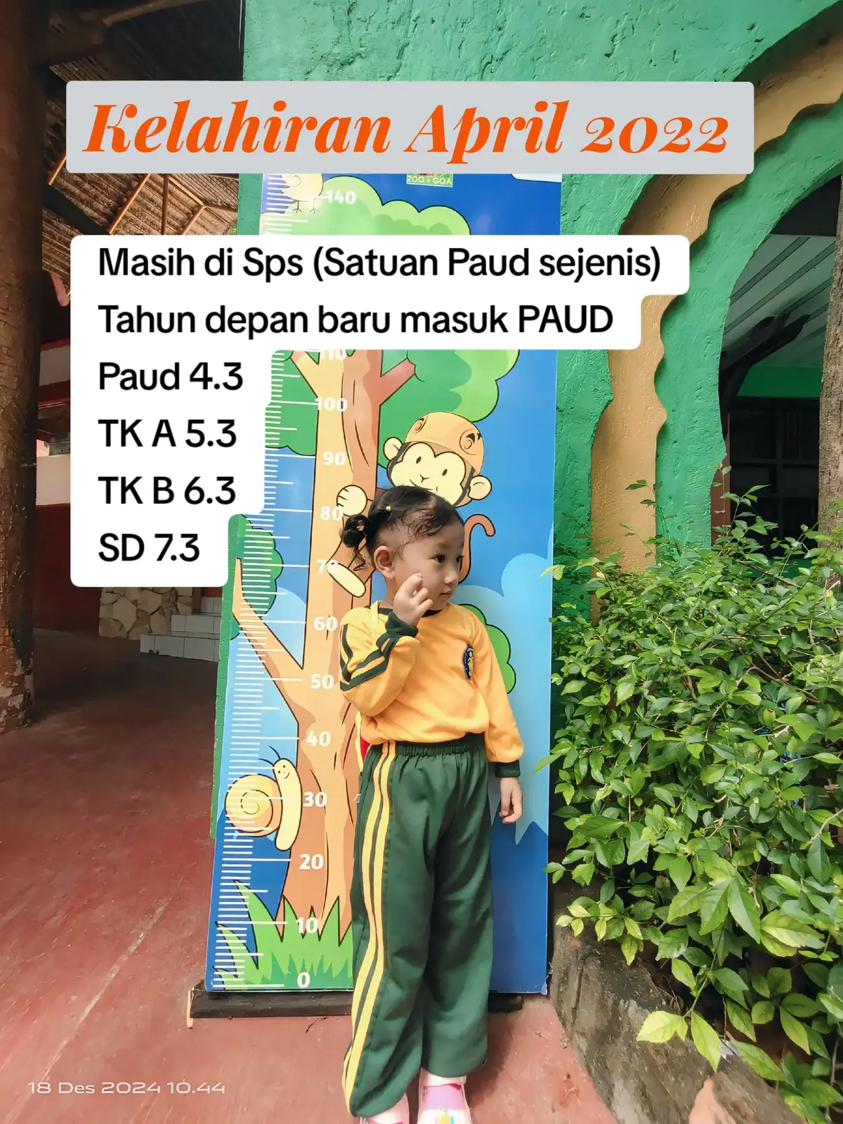 Yg kelahiran April 2022? #masuksekolah #sekolahpaud #awalmasuksekolah #sps #paud #anakcerdas #anakpintar 