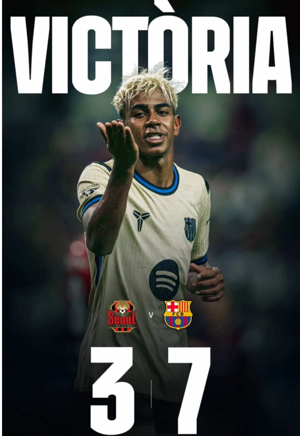 Segundo partido de pretemporada del #barcelona 7-3