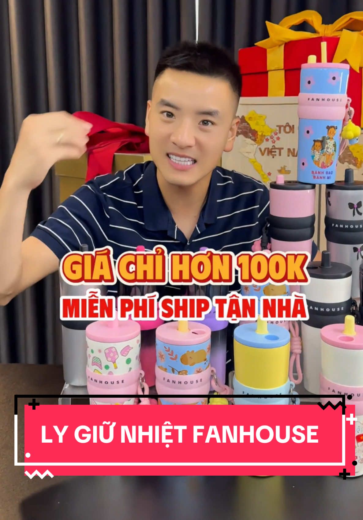 Bình giữ nhiệt cao cấp cực kỳ xịn luôn anh chị ơi