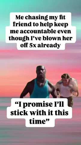 Tag your fit buddy that never gives up on you after all your B.S. 😂🙌🫶🏼  Now that’s a real friend. #fitfriendenergy #accountabilitybuddies #chaoticwellnessera #fitnessbestie #deluluhealing #startagaincrew #thedailyfitapp