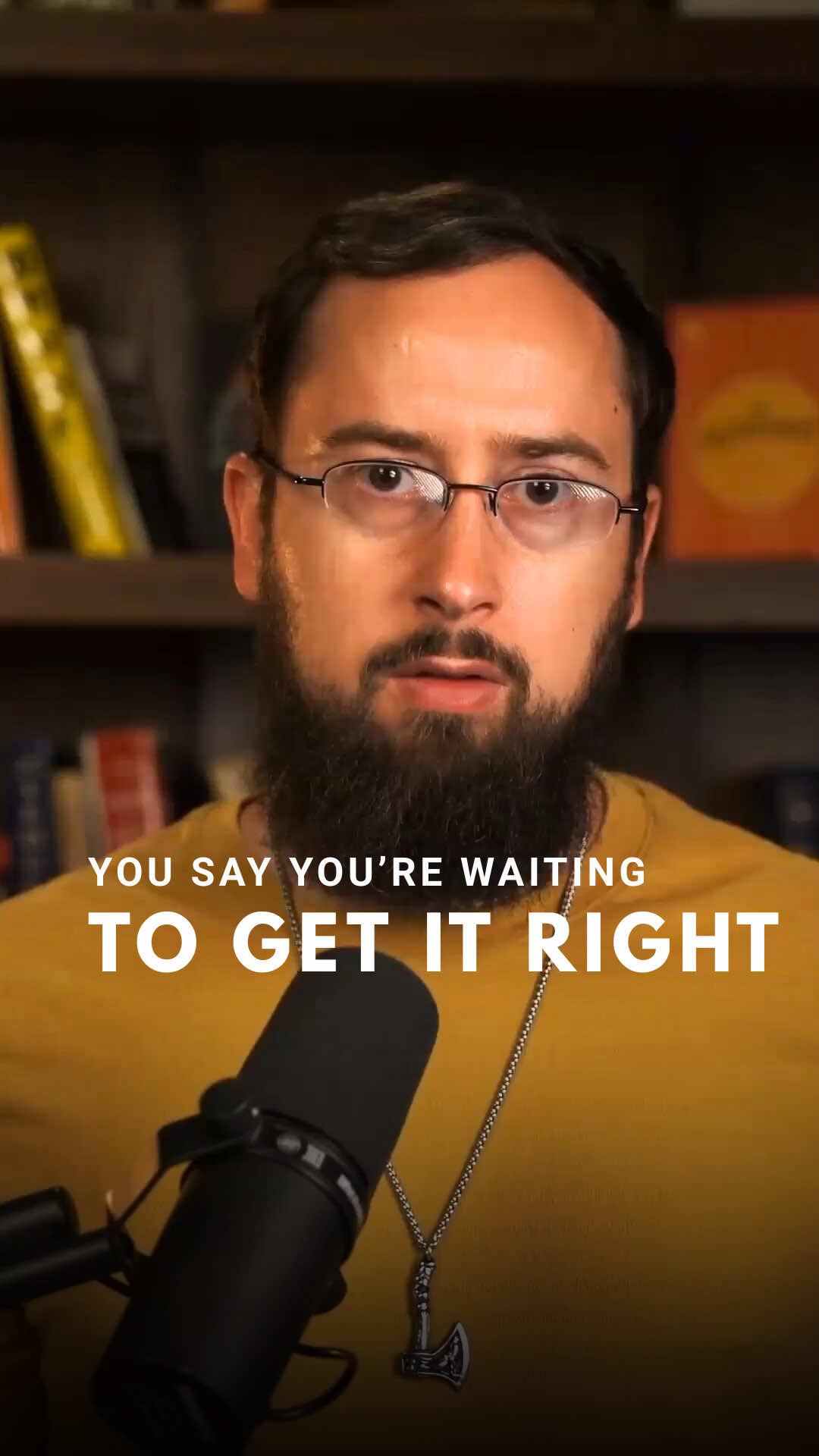 You say you’re waiting to get it right. But really, you’re just waiting. To feel ready, to feel certain, and for the version of you that doesn’t exist yet to magically appear. Perfectionism feels noble. But it’s the sin of cowardice in a better outfit. Nobody wants perfect. They just want you to make progress. You were ready three months ago. You just weren’t humble enough to take the small step that you actually know how to take. #perfectionist #mindset #SelfImprovement 