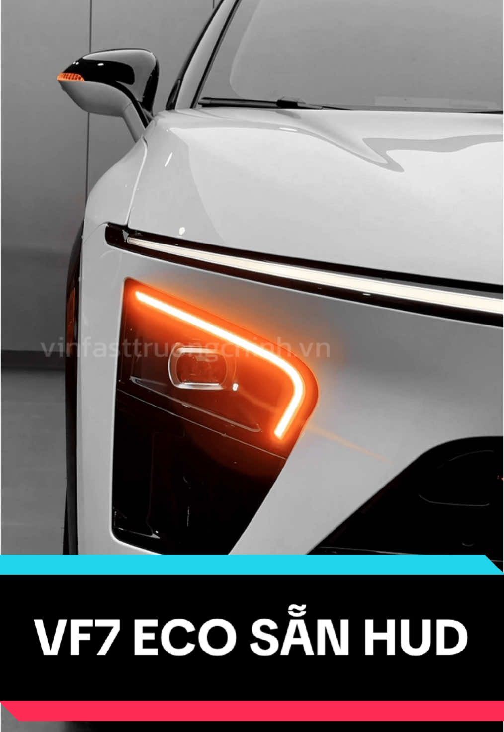 VF7 eco sẵn HUD trắng đen vin 2025 #vinfast #limogreen #xuhuong 