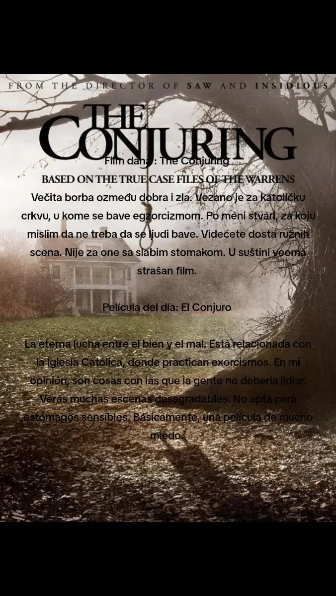 #balkantok #español #viralcontent #watchthis #sceneizfilma #filmlovers #netfilxmovies #netfilxseries #preporuke #cinematok #movietok #series #movies #filmovi #foryoupage #foryou #fyp #horor #theconjuring 
