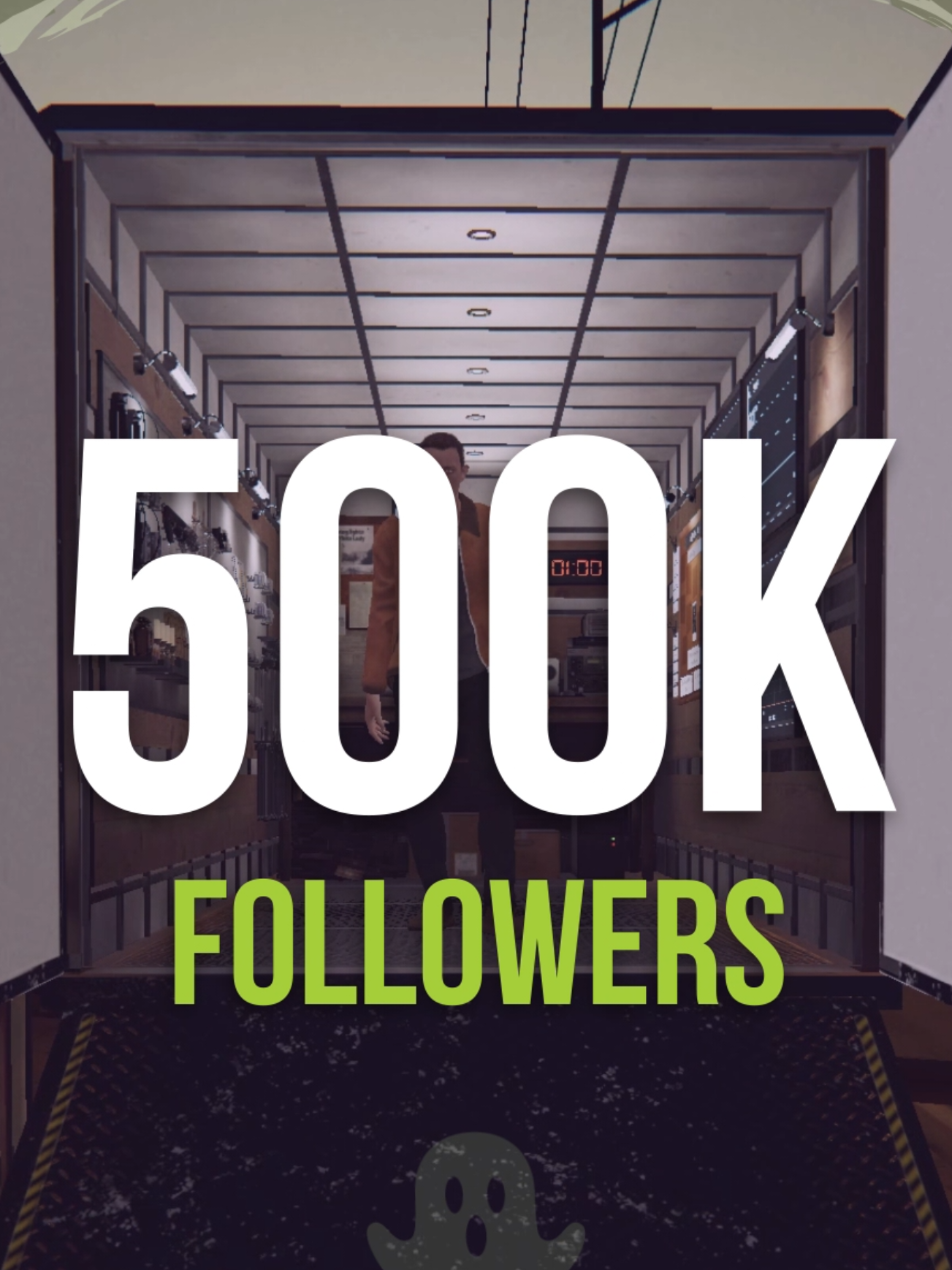 half a million of you on ⏰!!! thank you all so much 🫶 you lot are the absolute best 🥒  #phasmophobia #playphasmo #horror #game