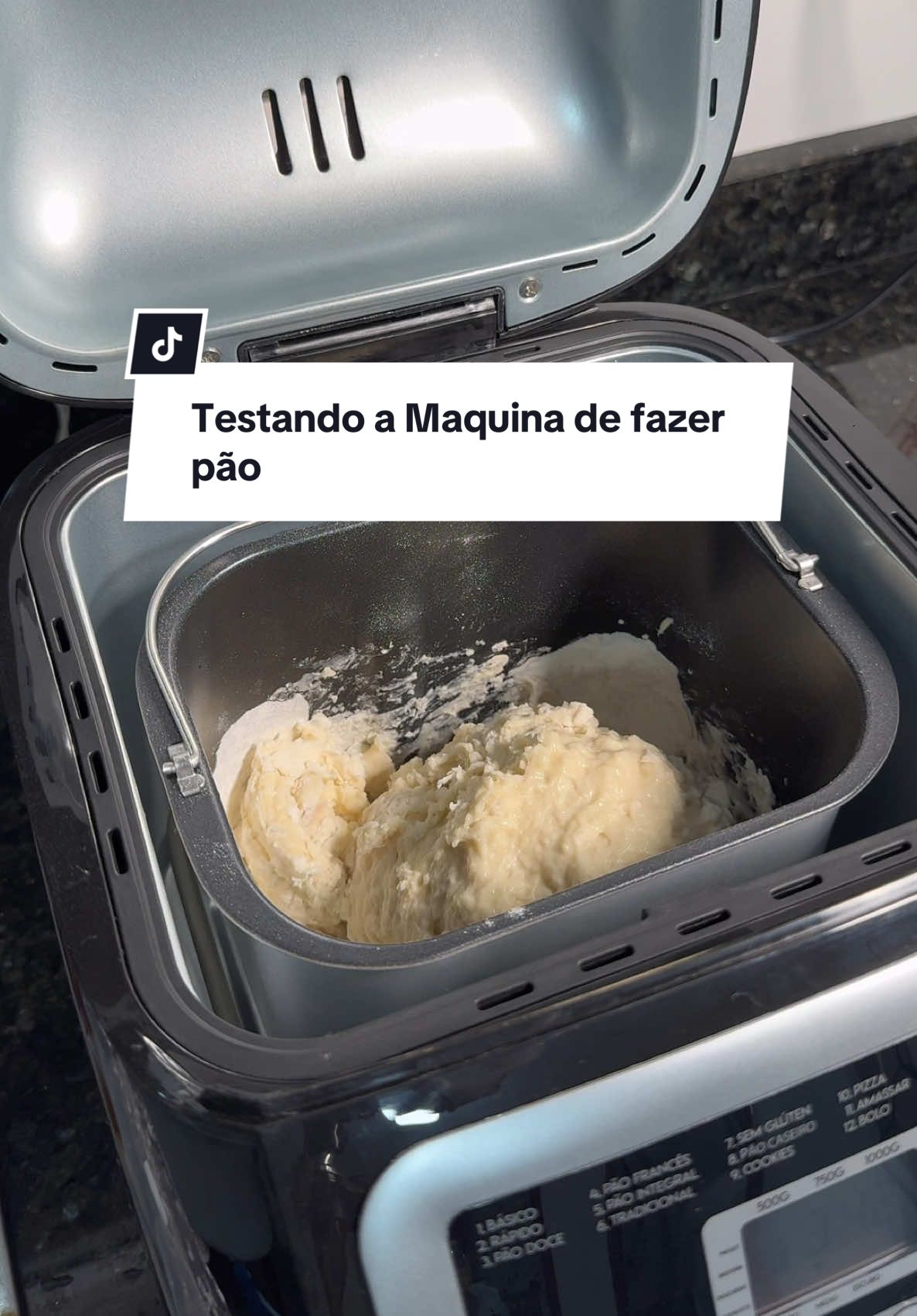 Comprei uma máquina de fazer pão #dicas #maquinadepao #rotina #satisfatório #donadecasa 