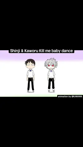 Shinji and Kaworu Dancing😇 #evangelion #neongenesisevangelion #evangelionrebuild #kaworu #shinji #kawoshin #fyp #animation #anime 