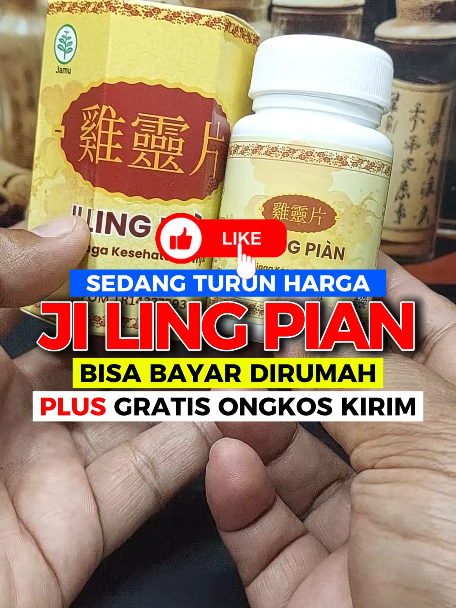 Kapsul Ji Ling Pian Original bisa kamu dapatkan dikeranjang kuning di video ini ya... Bisa bayar dirumah dan gratis ongkir jika beruntung.. #jilingpian #jilingpianasli #ginjalsehat #tipskesehatan