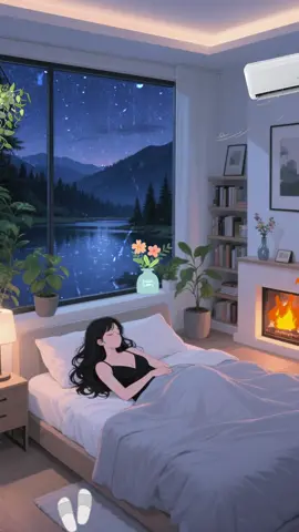 Ngủ ngon nhé cả nhà ! #cogainhovotu #ngungon #mua 