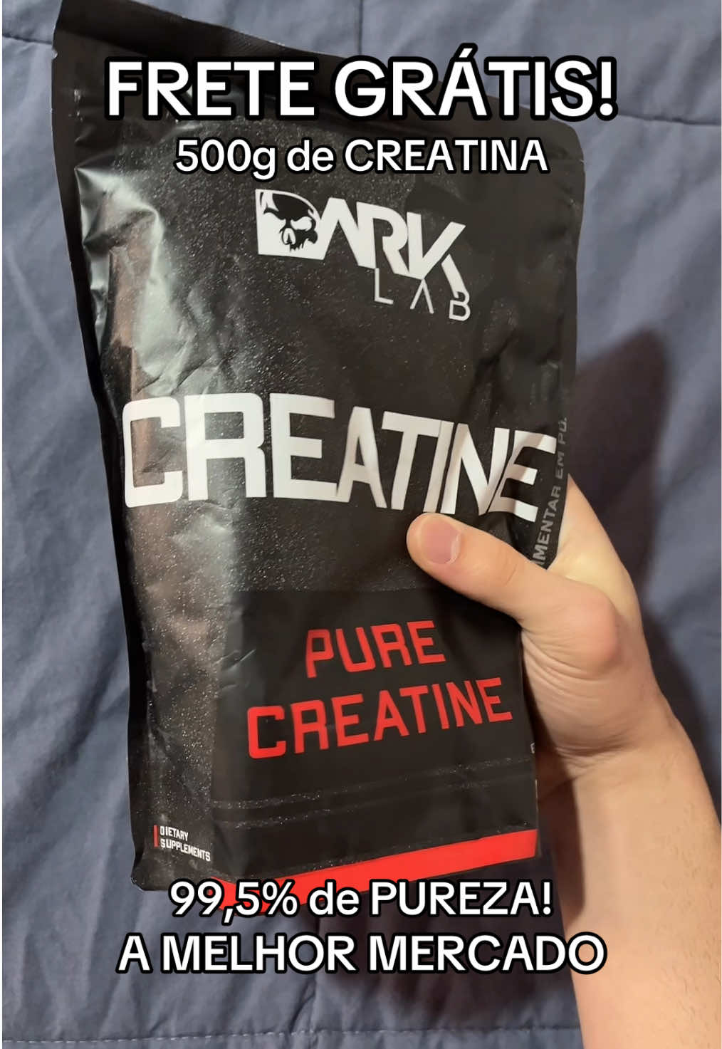 CREATINA 500g DARK LAB por apenas 62,00 e Frete Grátis ! 🔥🔥 #darklab #creatina #tiktokshop 
